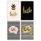 Better Office Products Hello All Occasion Cards & Envs, 4in. x 6in. 4 Elegant Cover Designs, Blank Inside, 100PK 64561 - alternate 1
